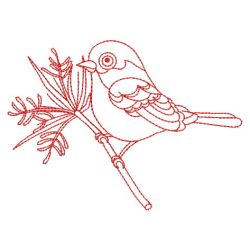 Redwork Birds 3 01(Md) machine embroidery designs