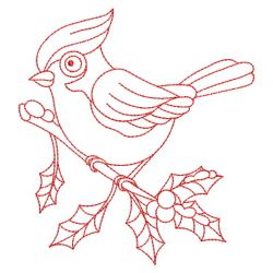 Redwork Birds 3 07(Md) machine embroidery designs