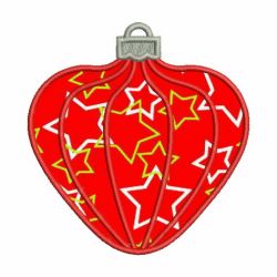 Applique Christmas Ornaments 11(Sm) machine embroidery designs