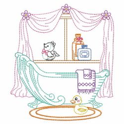 Vintage Bath Time 04(Sm) machine embroidery designs