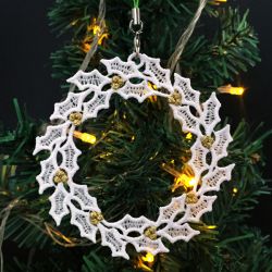 FSL Fancy Christmas Ornaments 01 machine embroidery designs