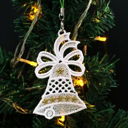 FSL Fancy Christmas Ornaments 06 machine embroidery designs