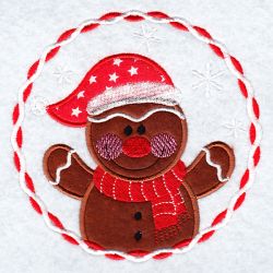 Applique Christmas Circle 09(Md)