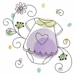 Doodle Baby 09(Sm) machine embroidery designs