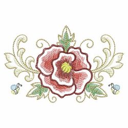 Blooming Borders 06(Md) machine embroidery designs