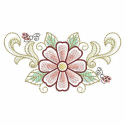 Blooming Borders 07(Md) machine embroidery designs