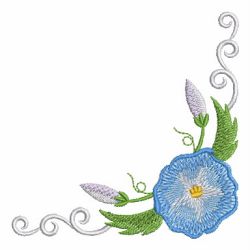 Elegant Morning Glory 09 machine embroidery designs