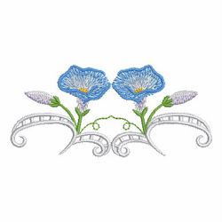 Elegant Morning Glory 10 machine embroidery designs