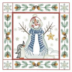 Christmas Snowman Blocks(Lg) machine embroidery designs