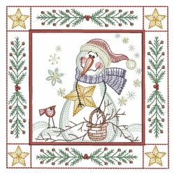 Christmas Snowman Blocks 08(Lg) machine embroidery designs