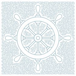 Trapunto Nautical Quilting 01(Lg) machine embroidery designs