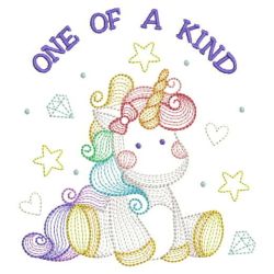 Rippled Magical Unicorn 10(Md) machine embroidery designs