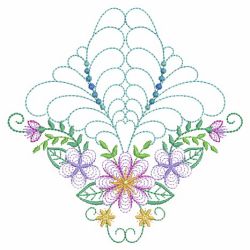 Trapunto Rippled Bloom Blocks 10(Md) machine embroidery designs