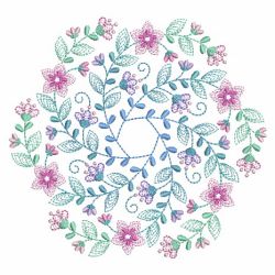 Blooming Hexagon 01(Sm) machine embroidery designs