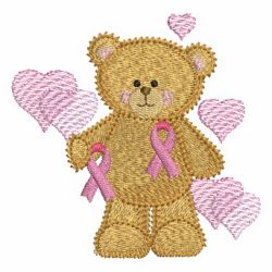 Awareness Ribbon Animals 09 machine embroidery designs