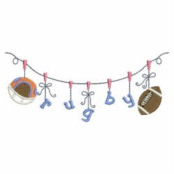 Sports Ball Clothesline 02 machine embroidery designs