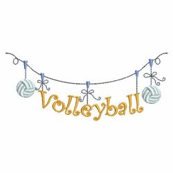 Sports Ball Clothesline 04 machine embroidery designs