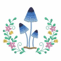 Colorful Mushroom 01 machine embroidery designs