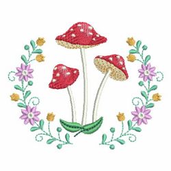 Colorful Mushroom 03 machine embroidery designs