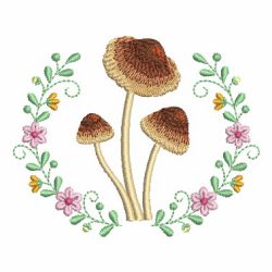 Colorful Mushroom 04 machine embroidery designs