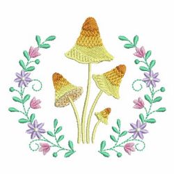 Colorful Mushroom 05 machine embroidery designs