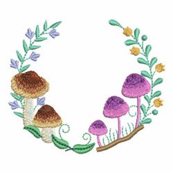 Colorful Mushroom 06 machine embroidery designs