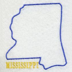 Mississippi Bird And Flower 04 machine embroidery designs