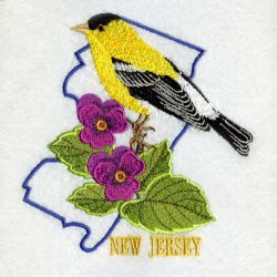 New Jersey Bird And Flower 05