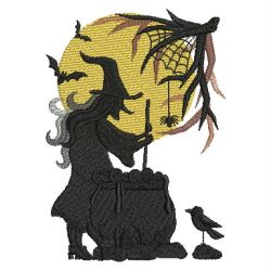 Halloween Silhouettes 2 04(Lg) machine embroidery designs