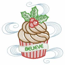 Christmas Cupcakes(Md) machine embroidery designs