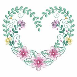 Blooming Hearts 2 01(Lg) machine embroidery designs