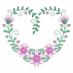 Blooming Hearts 2 08(Md) machine embroidery designs