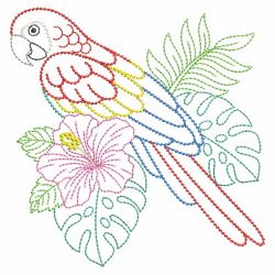 Vintage Tropical Birds 03(Md) machine embroidery designs