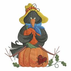 Folk Art Crow 05 machine embroidery designs