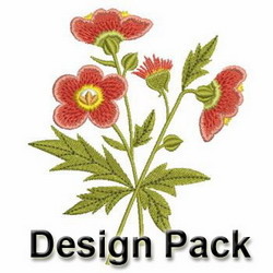 Elegant Flowers 4 machine embroidery designs