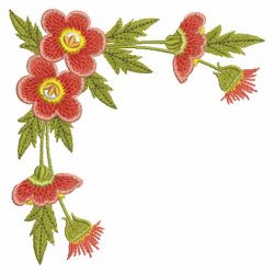 Elegant Flowers 4 05 machine embroidery designs