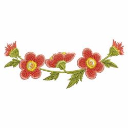 Elegant Flowers 4 09 machine embroidery designs