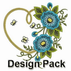 Elegant Flower 5 machine embroidery designs