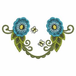 Elegant Flower 5 07 machine embroidery designs