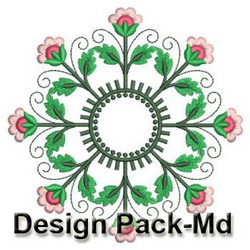 Heirloom Flower Quilt 2(Md) machine embroidery designs