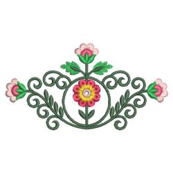 Heirloom Flower Quilt 2 07(Md) machine embroidery designs