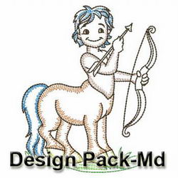 Vintage Centaur & Pan(Md) machine embroidery designs