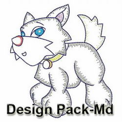 Vintage Dogs(Md) machine embroidery designs