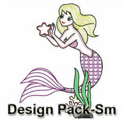 Vintage Mermaids(Sm) machine embroidery designs