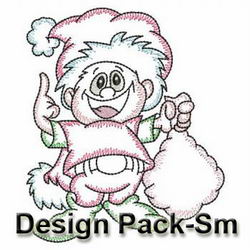 Vintage Santa Helpers(Sm) machine embroidery designs