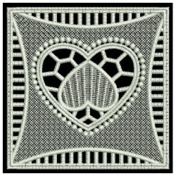 FSL Heart Doily 04 machine embroidery designs