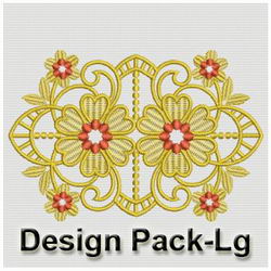 Heirloom Golden Flower Lace(Lg) machine embroidery designs