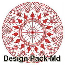 Round Symmetry Quilt(Md) machine embroidery designs