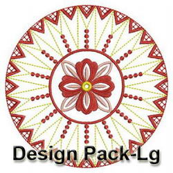 Fancy Round Symmetry(Lg) machine embroidery designs