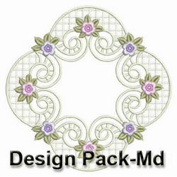 Heirloom Flower Enticement(Md) machine embroidery designs